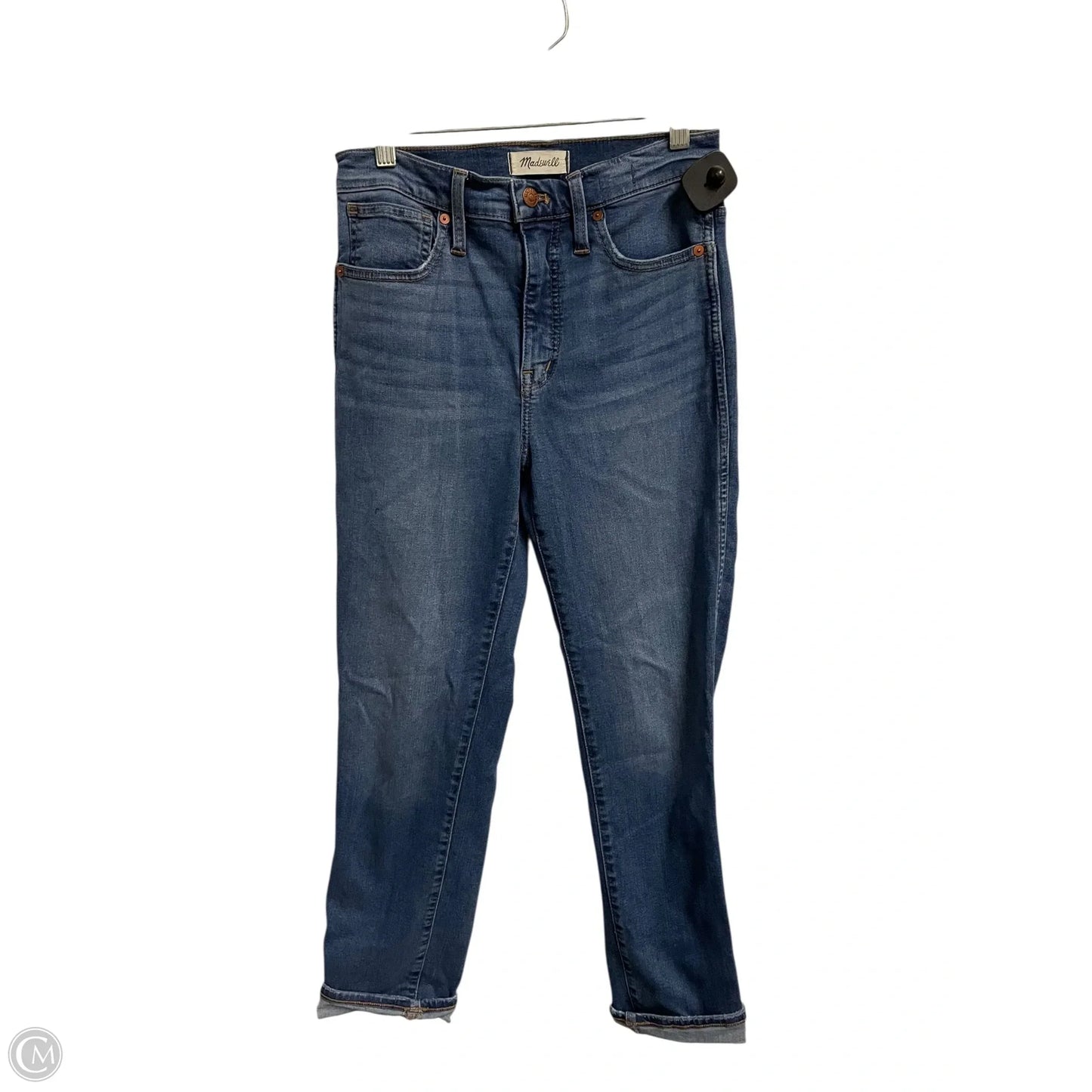 Jeans Skinny By Madewell In Blue Denim, Size: 2
