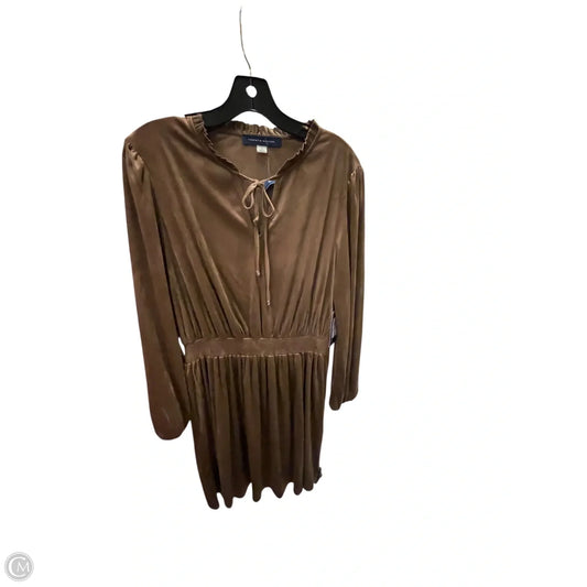 Dress Casual Midi By Tommy Hilfiger In Brown, Size: M