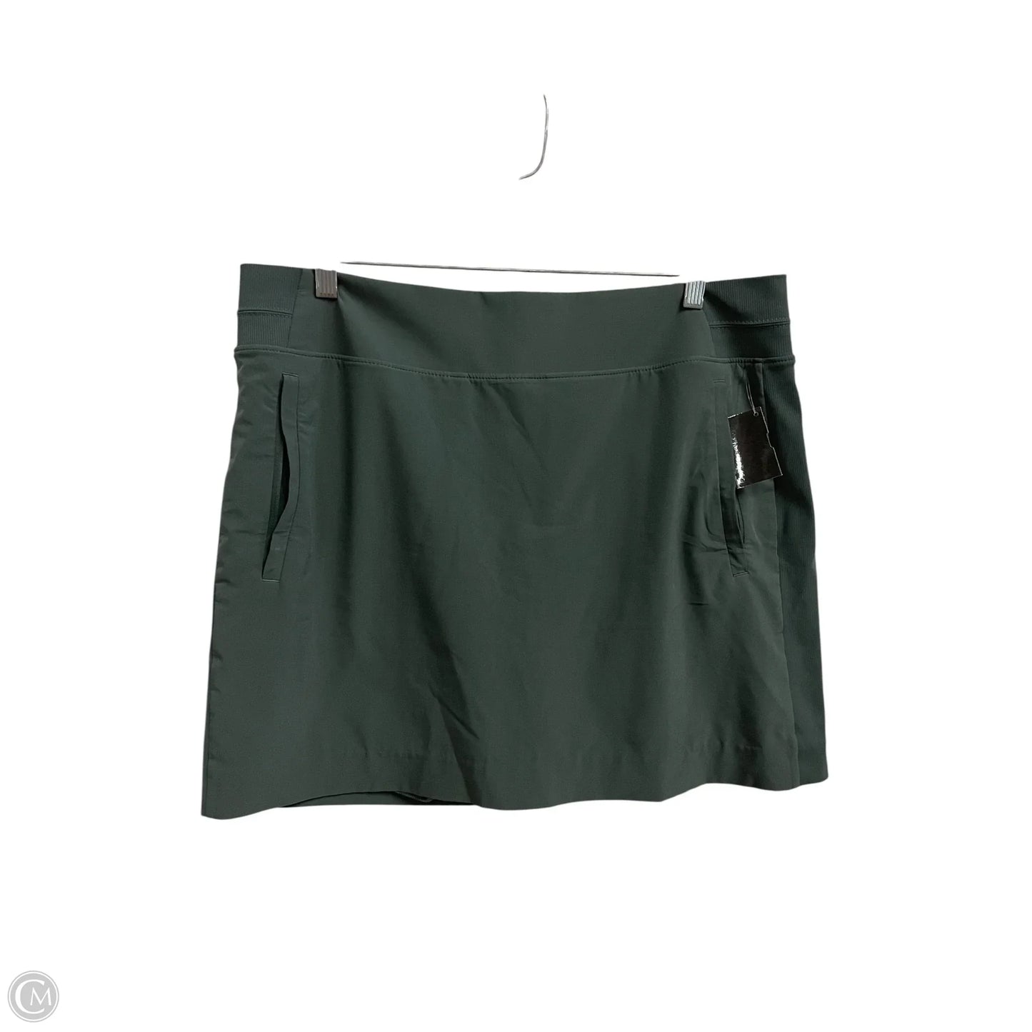Athletic Skort By Athleta In Green, Size: Xl