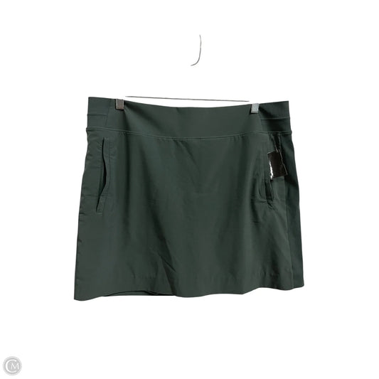 Athletic Skort By Athleta In Green, Size: Xl