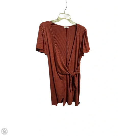 Dress Casual Short By Socialite In Red, Size: L