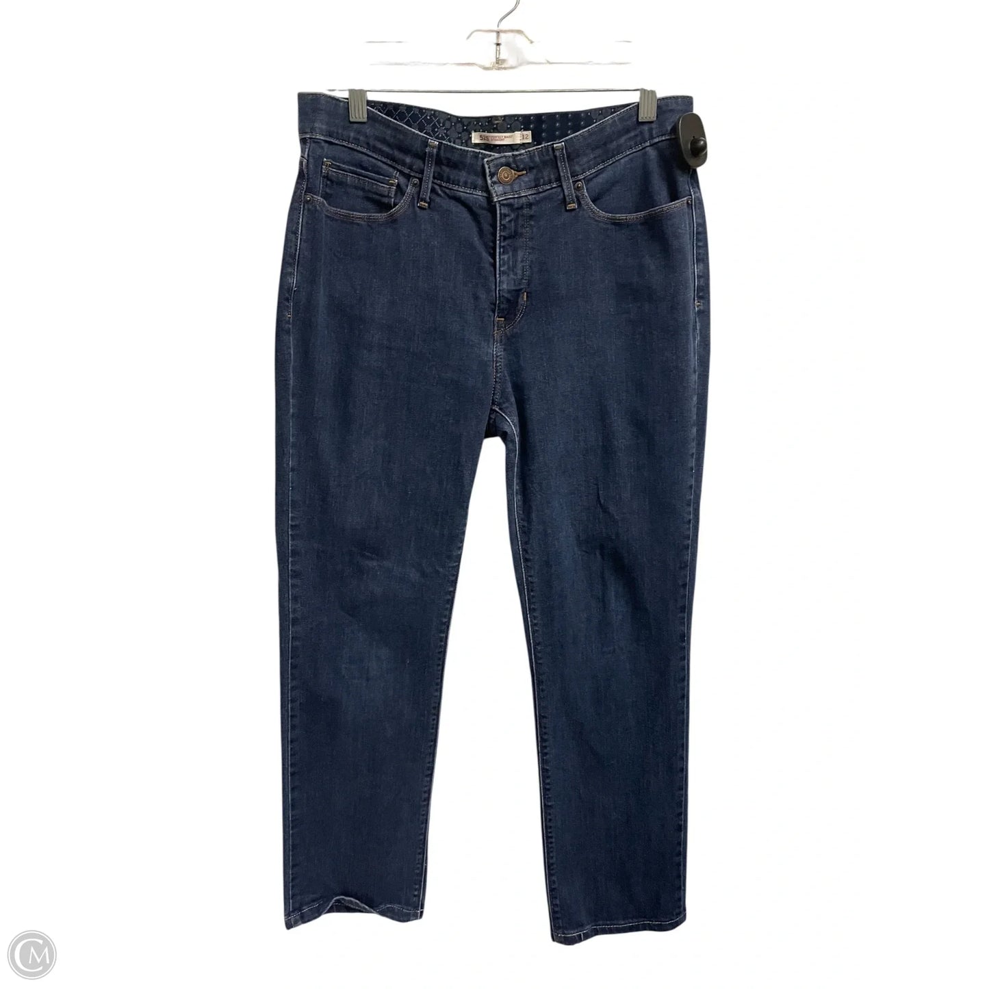Jeans Straight By Levis In Blue, Size: 12