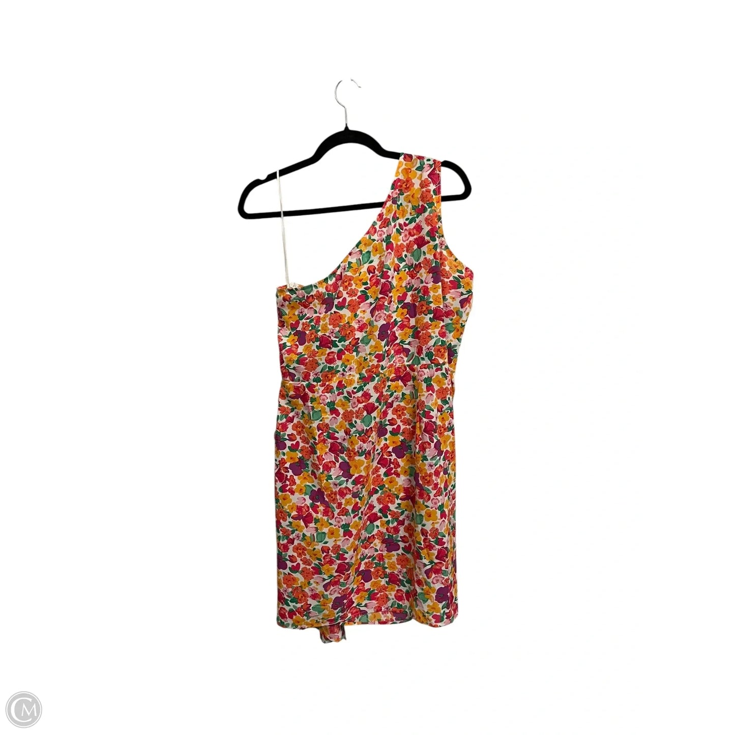 Dress Casual Short By Clothes Mentor In Floral Print, Size: L