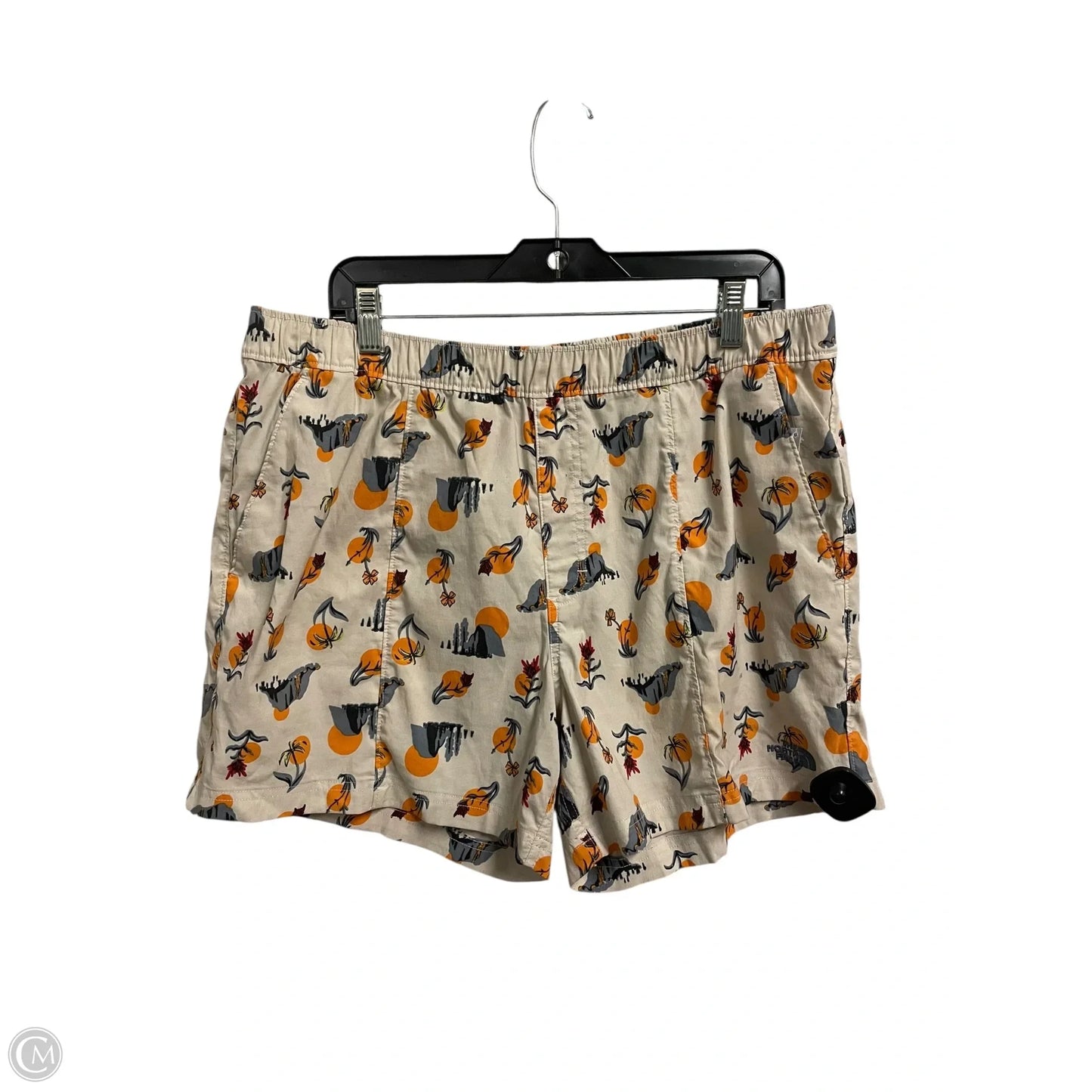 Athletic Shorts By The North Face In Tan, Size: Xl