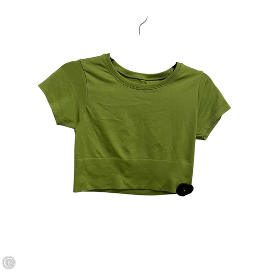 Athletic Top Short Sleeve By Aerie In Green, Size: S