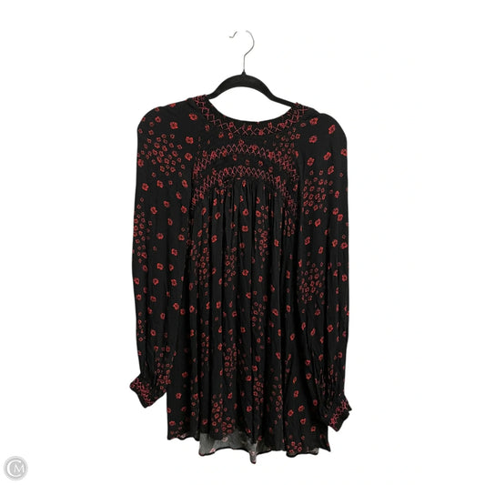 Top Long Sleeve By Free People In Black, Size: M