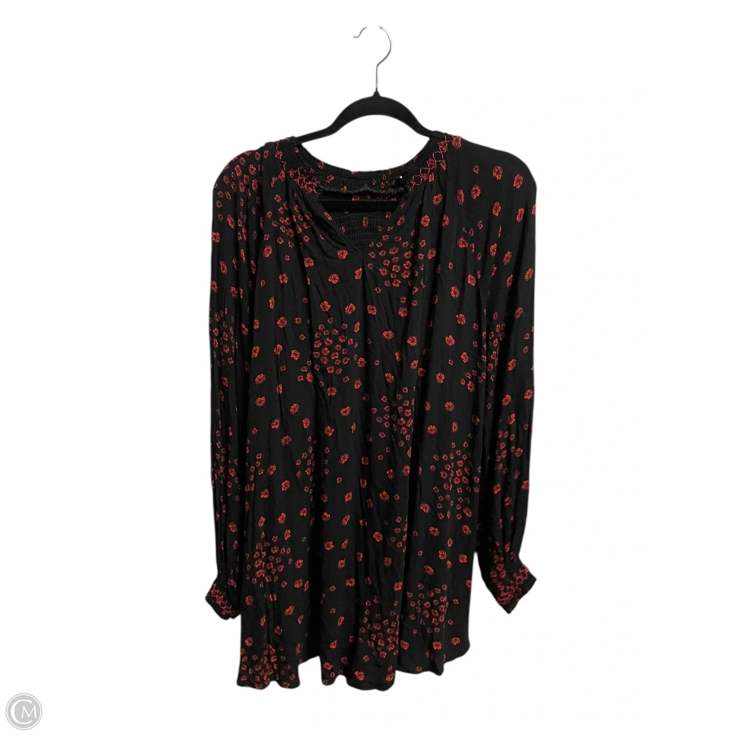 Top Long Sleeve By Free People In Black, Size: M