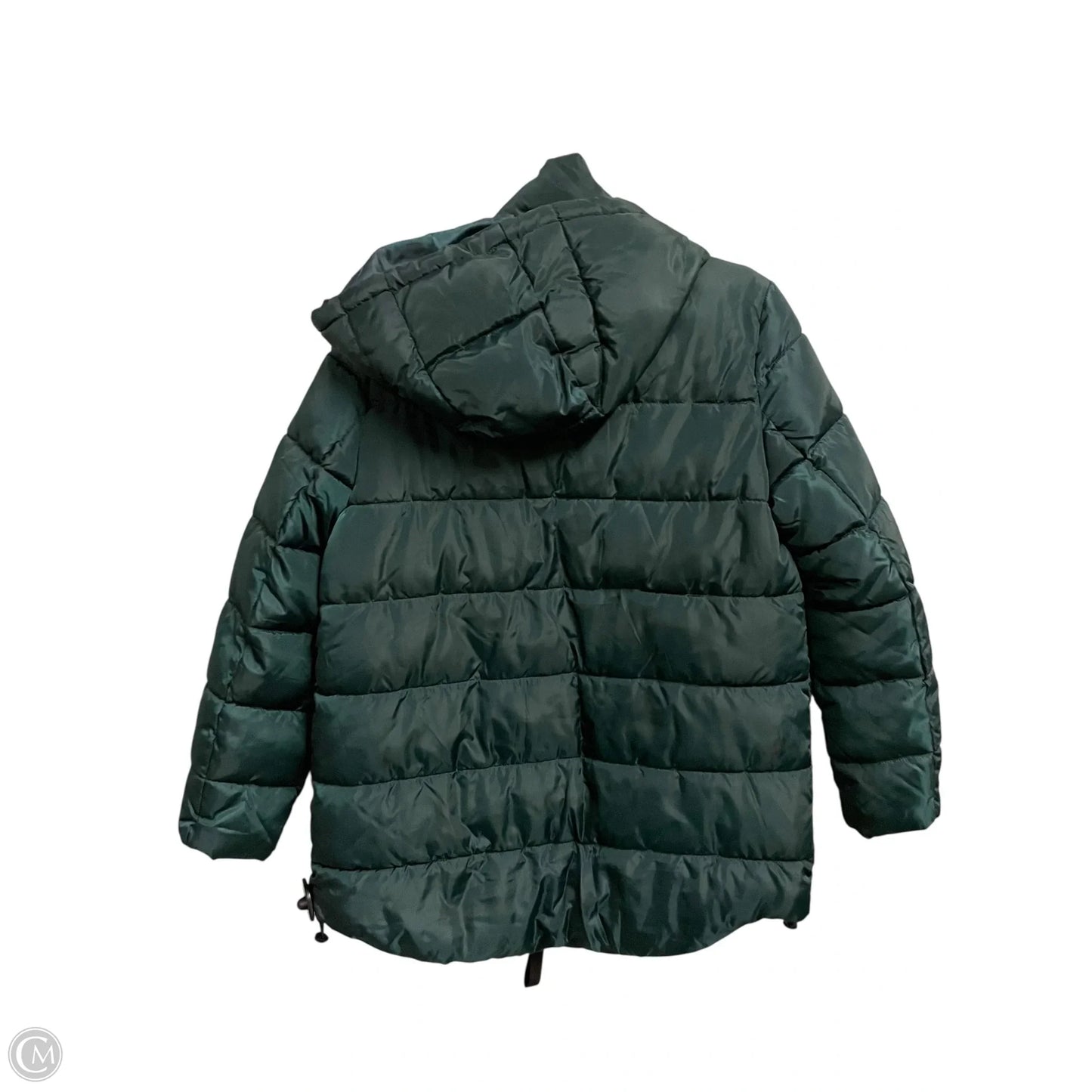 Coat Puffer & Quilted By Sebby In Green, Size: M