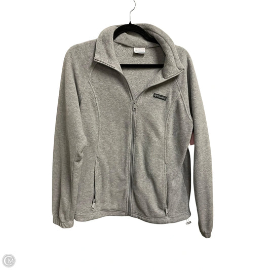 Jacket Faux Fur & Sherpa By Columbia In Grey, Size: L