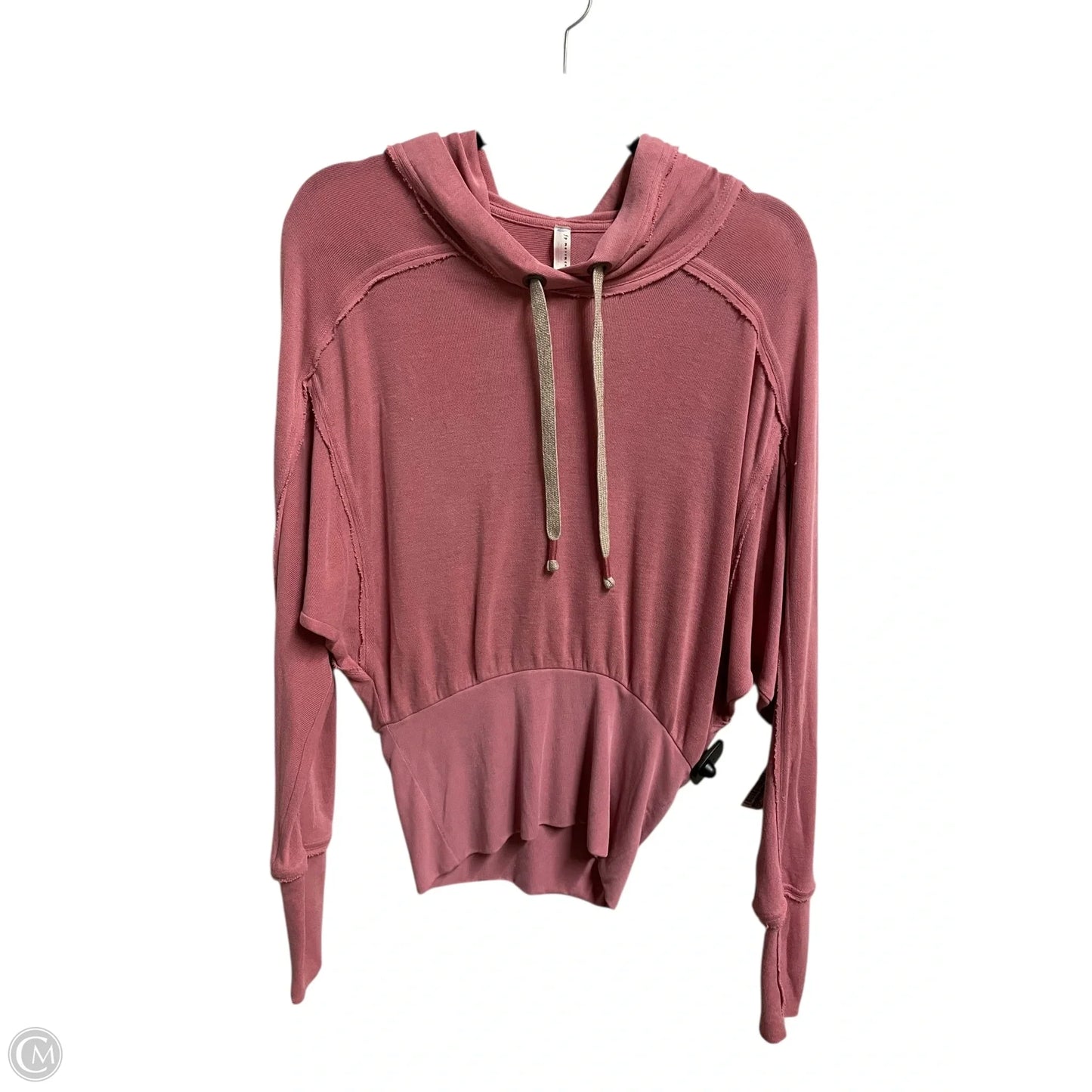 Sweatshirt Hoodie By Free People In Pink, Size: Xs