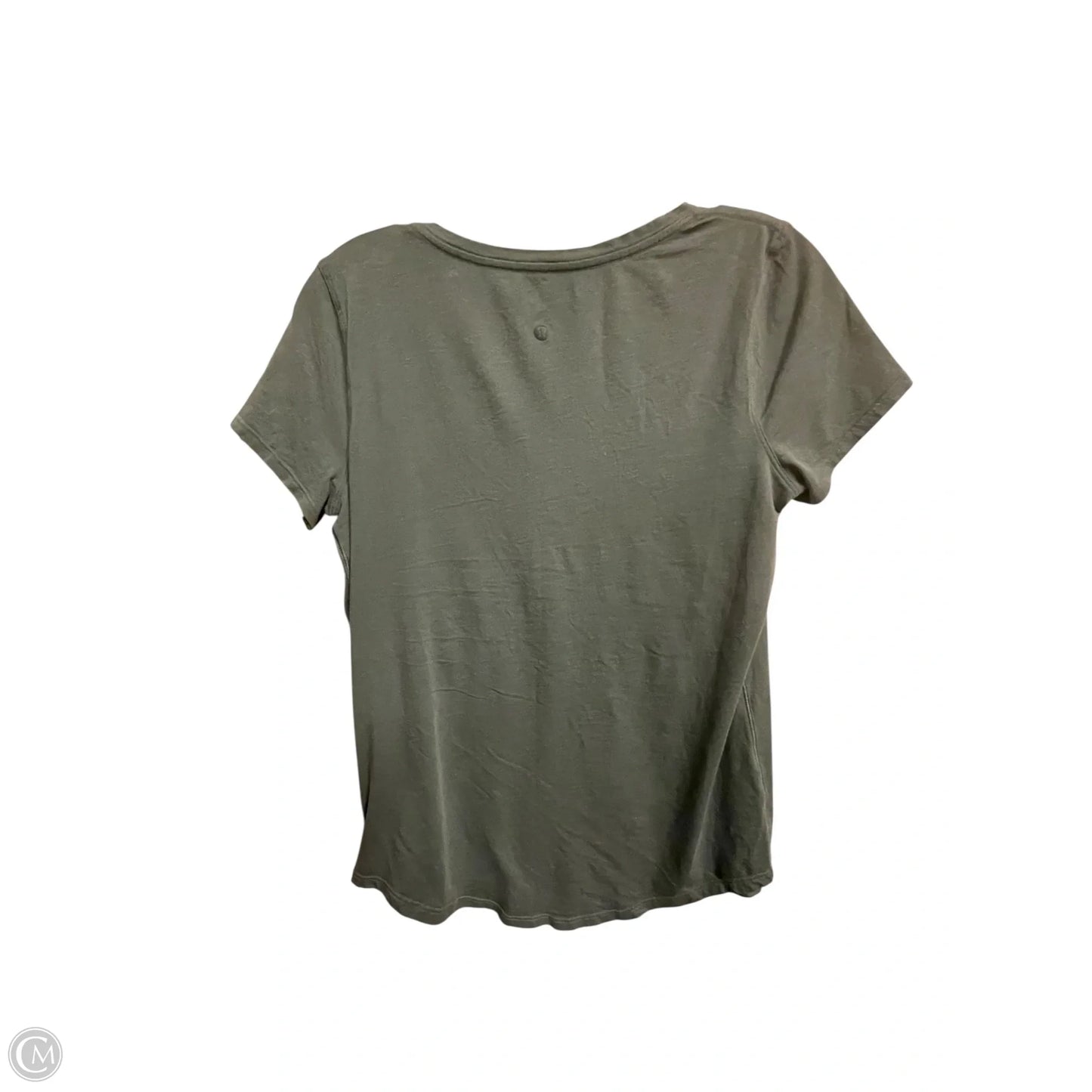 Athletic Top Short Sleeve By Lululemon In Blue, Size: S