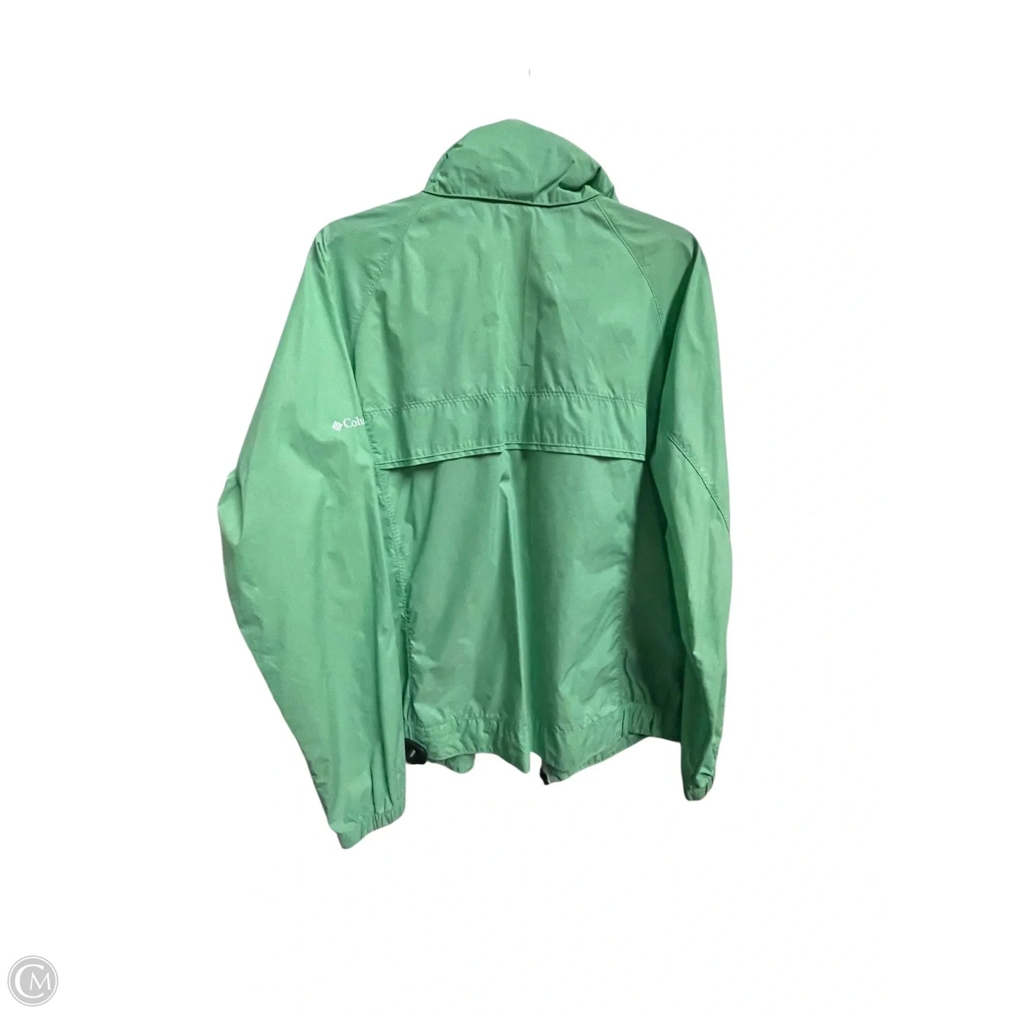 Jacket Windbreaker By Columbia In Green, Size: Xl