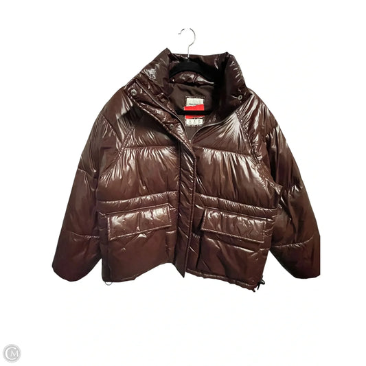 Jacket Puffer & Quilted By Abercrombie And Fitch In Brown, Size: Xs