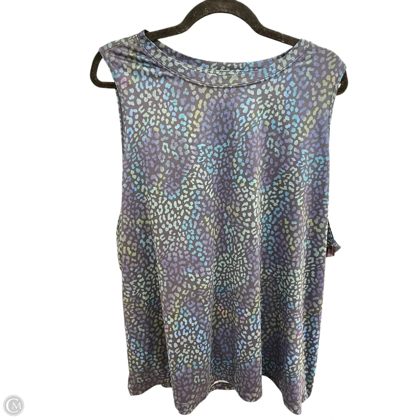 Athletic Top Short Sleeve By Fabletics In Purple, Size: 2x