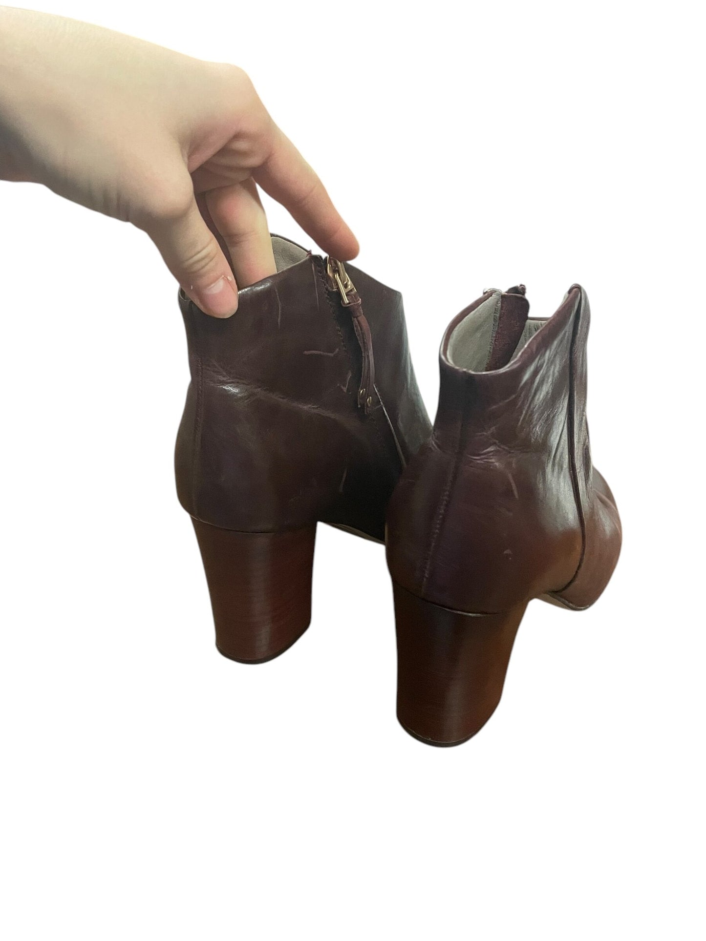 Boots Ankle Heels By Cmc  Size: 9.5