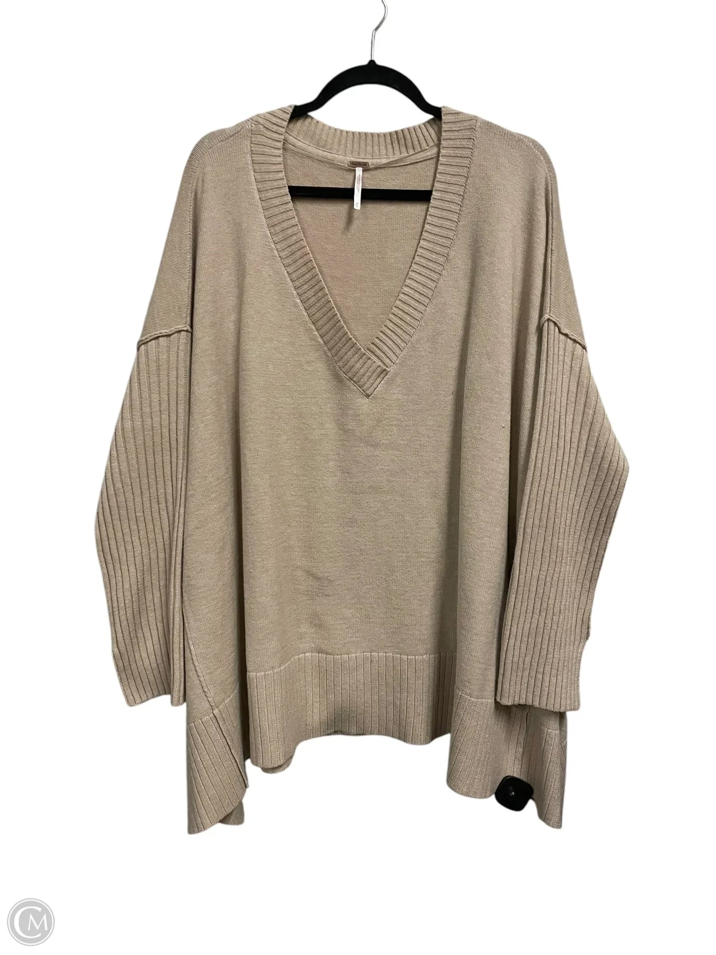 Sweater By Free People In Tan, Size: M