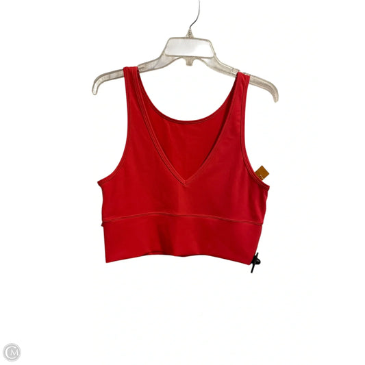 Athletic Tank Top By Lululemon In Red, Size: L