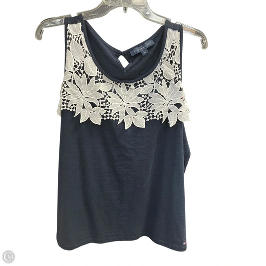 Top Sleeveless By Tommy Hilfiger In Navy, Size: 1x