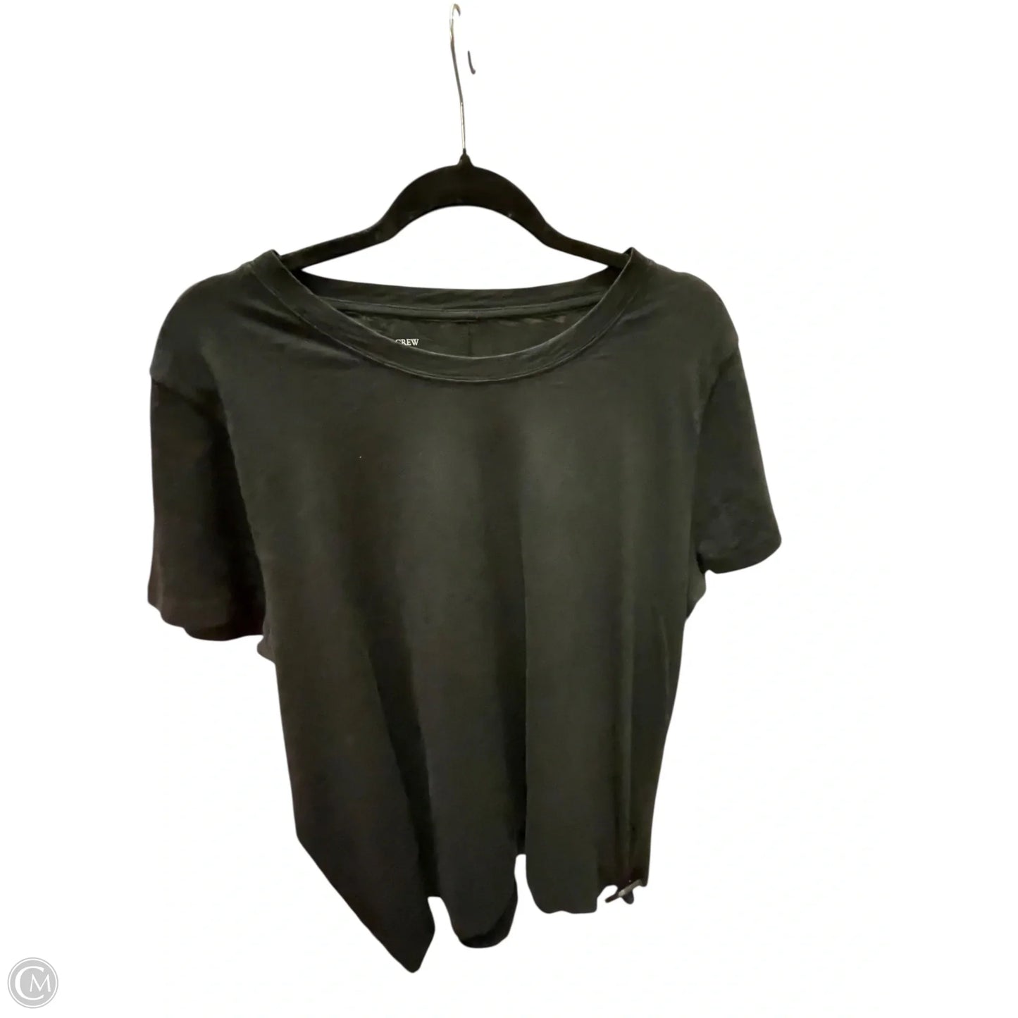 Top Short Sleeve Basic By J. Crew In Black, Size: Xl