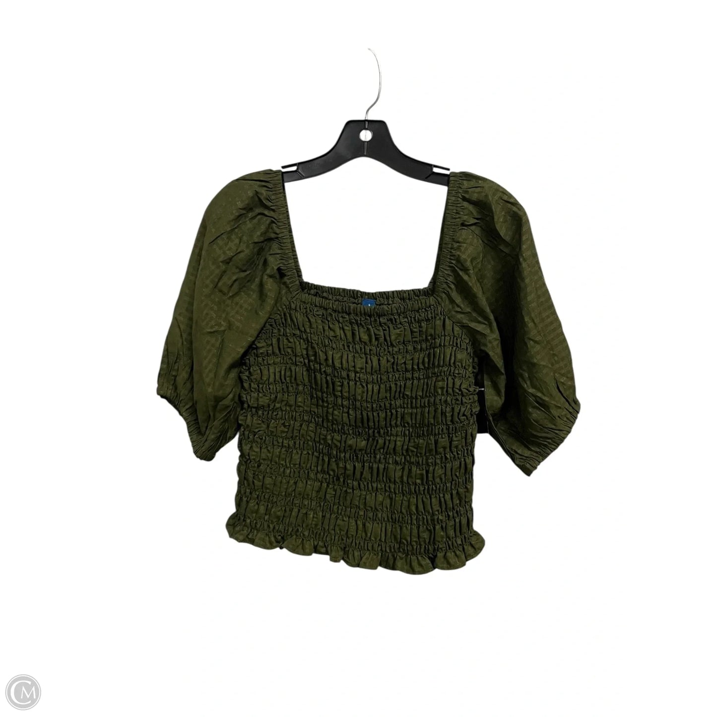 Top Short Sleeve By Old Navy In Green, Size: S