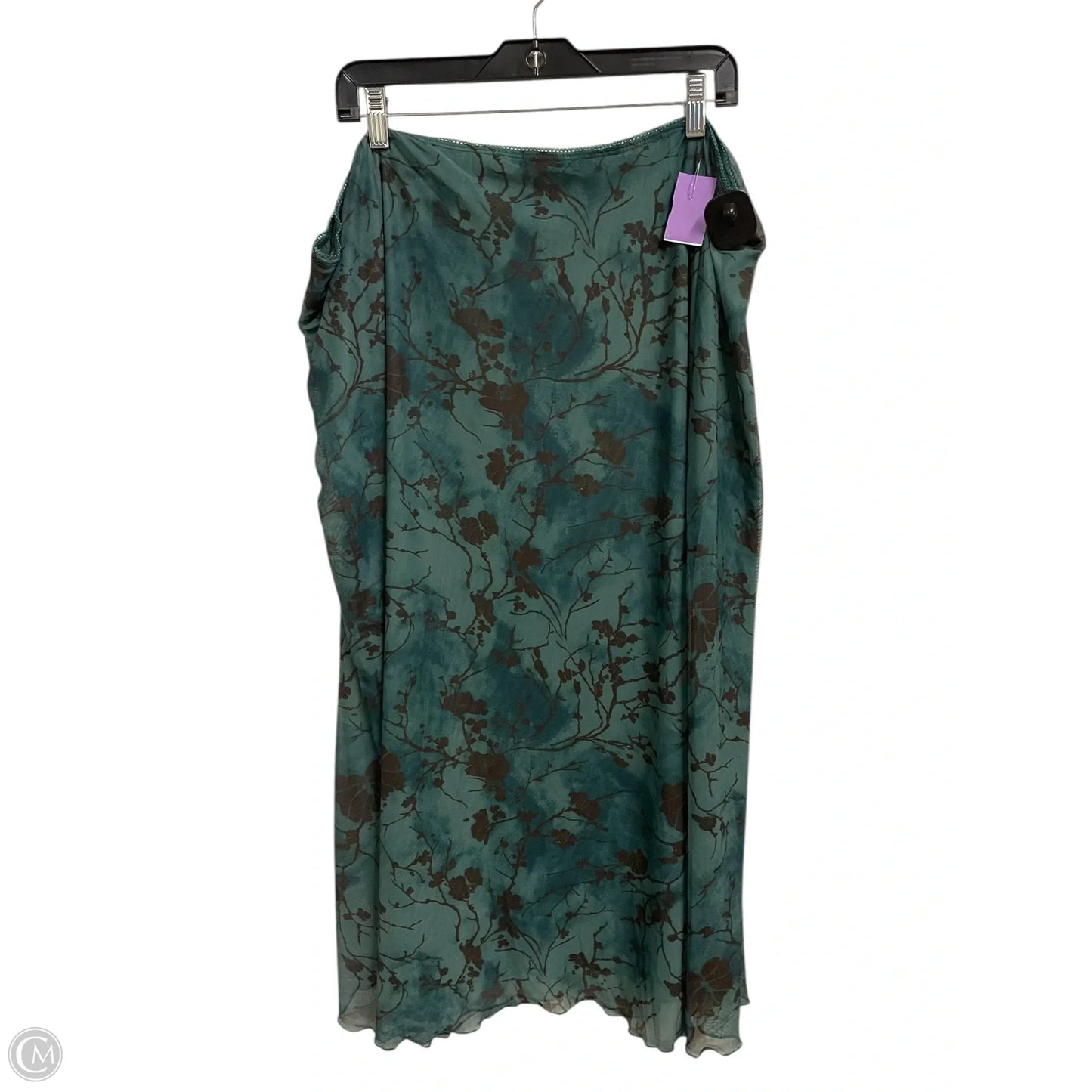 Skirt Maxi By Clothes Mentor In Teal, Size: 4x