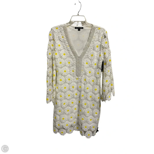 Dress Casual Midi By Boston Proper In White, Size: S