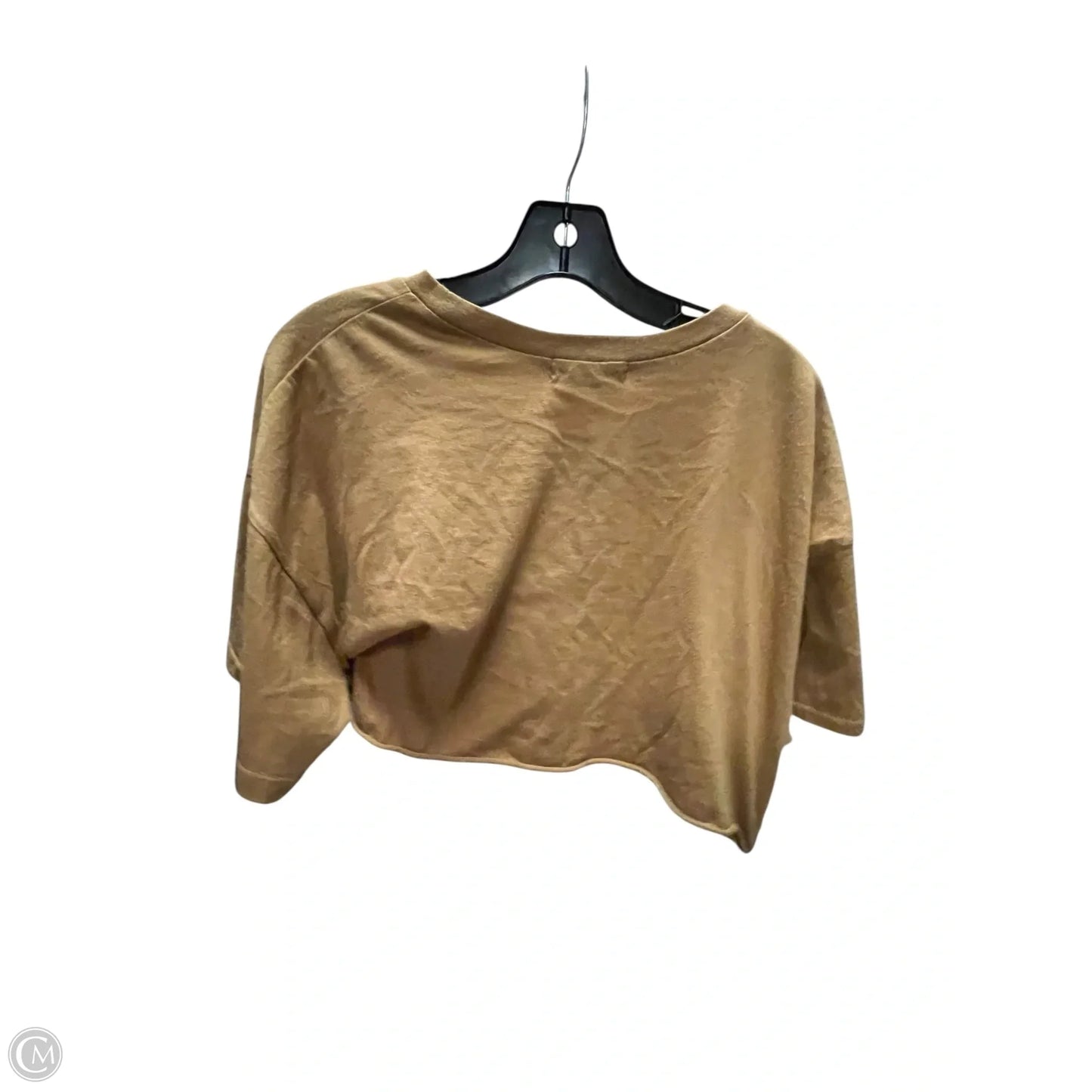 Top Short Sleeve Basic By Clothes Mentor In Brown, Size: 2x
