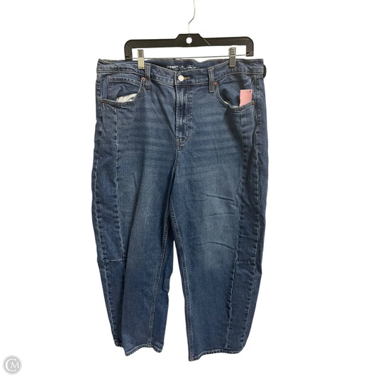 Jeans Boyfriend By Old Navy In Blue Denim, Size: 16