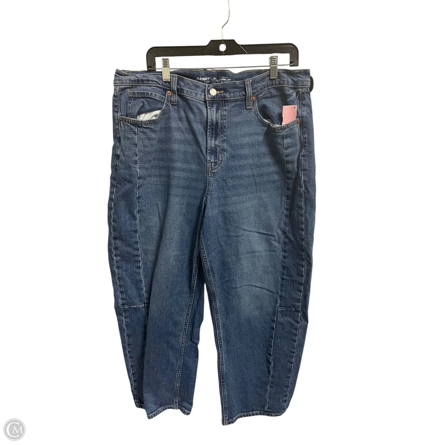 Jeans Boyfriend By Old Navy In Blue Denim, Size: 16