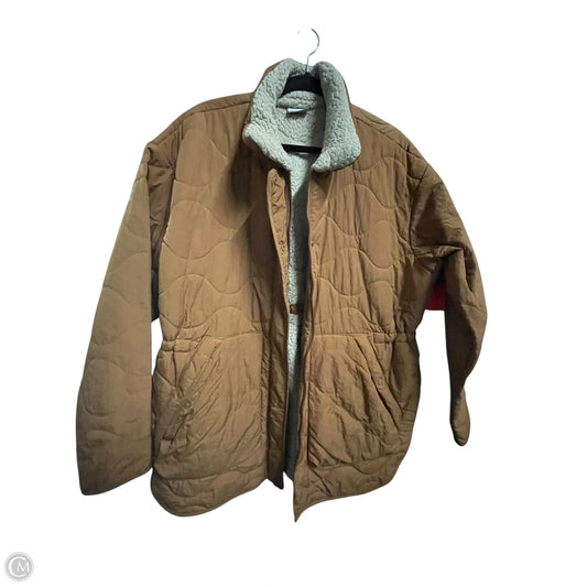 Coat Faux Fur & Sherpa By Columbia In Tan, Size: 2x
