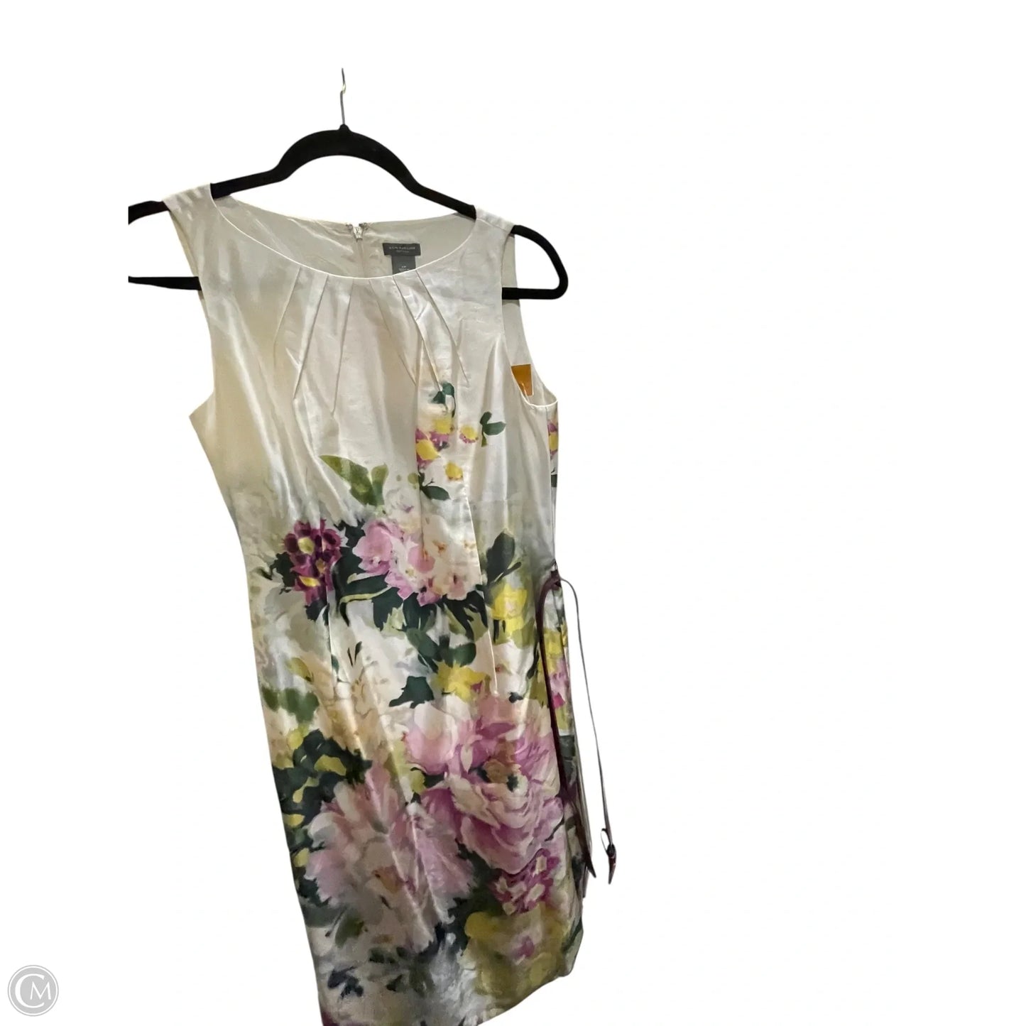 Dress Party Midi By Ann Taylor In Floral Print, Size: 6p