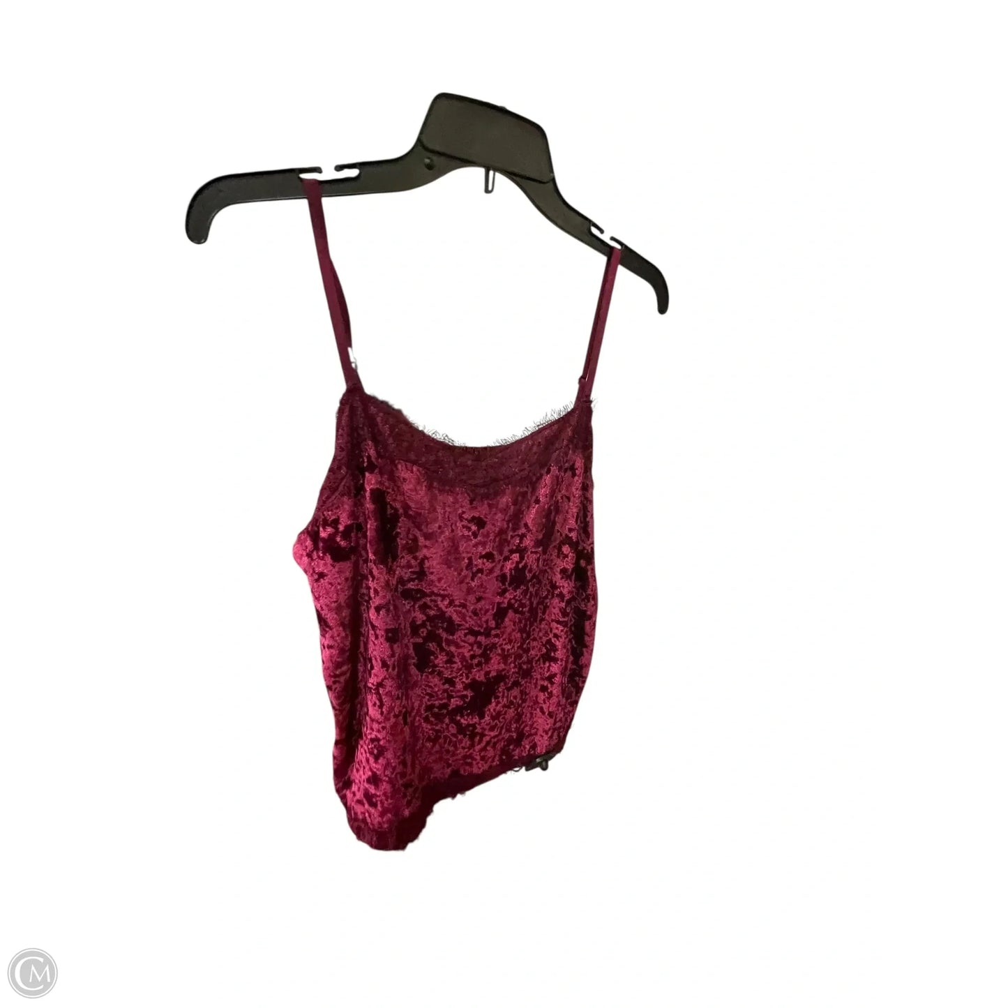 Top Sleeveless By No Boundaries In Maroon, Size: Xl