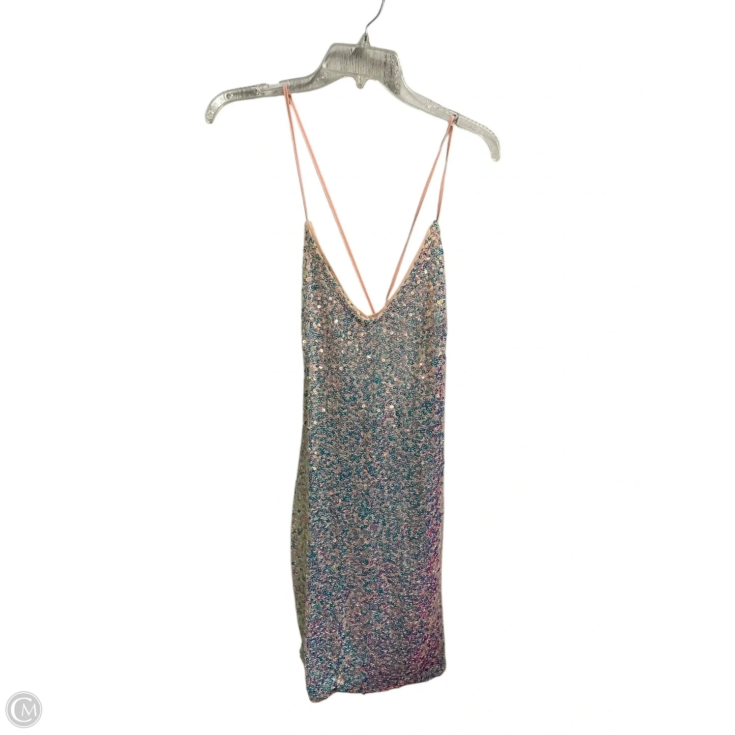 Dress Party Short By Clothes Mentor In Pink, Size: L