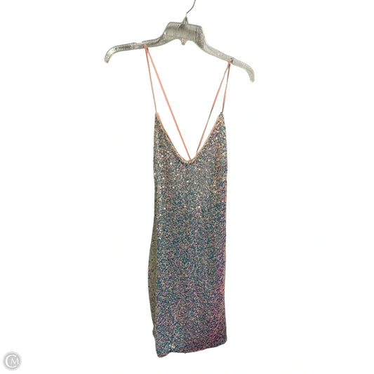 Dress Party Short By Clothes Mentor In Pink, Size: L