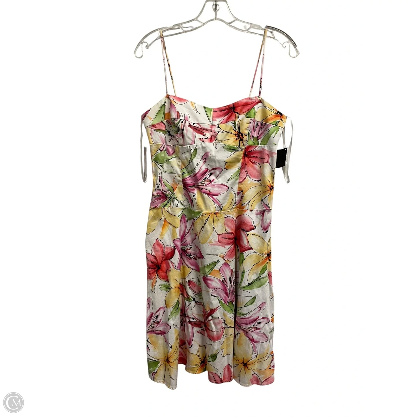 Dress Party Short By Clothes Mentor In Floral Print, Size: 12