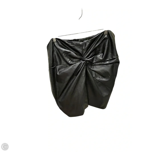 Skirt Mini & Short By Clothes Mentor In Black, Size: 4x