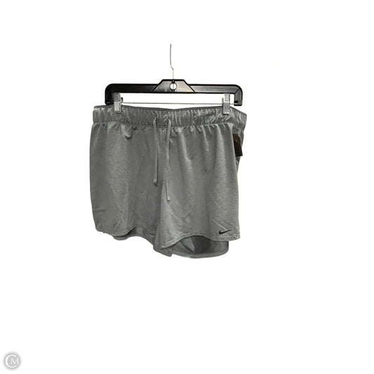 Athletic Shorts By Nike In Grey, Size: Xl