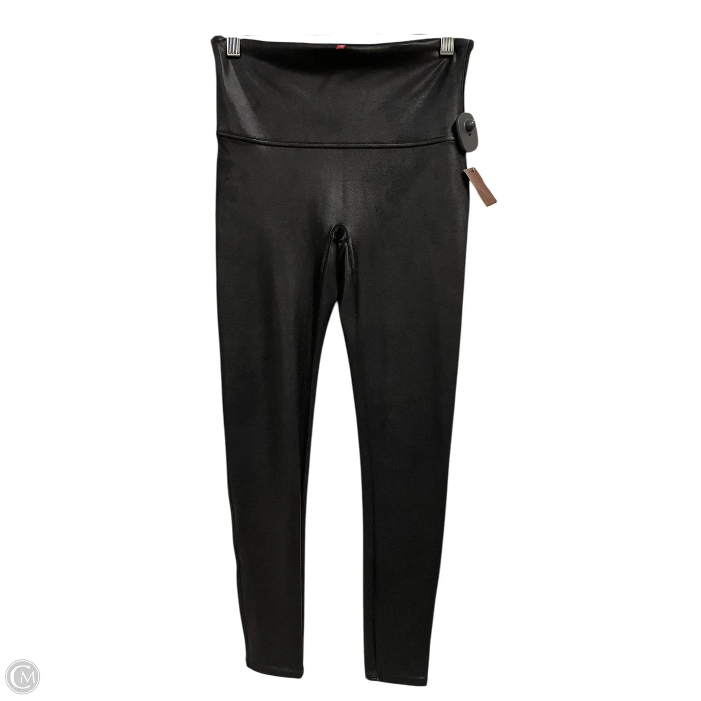 Athletic Leggings By Spanx In Black, Size: L
