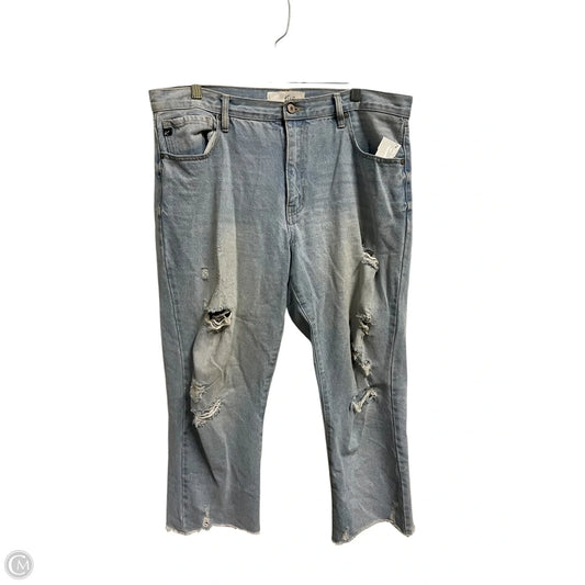 Jeans Straight By Kancan In Blue Denim, Size: 12