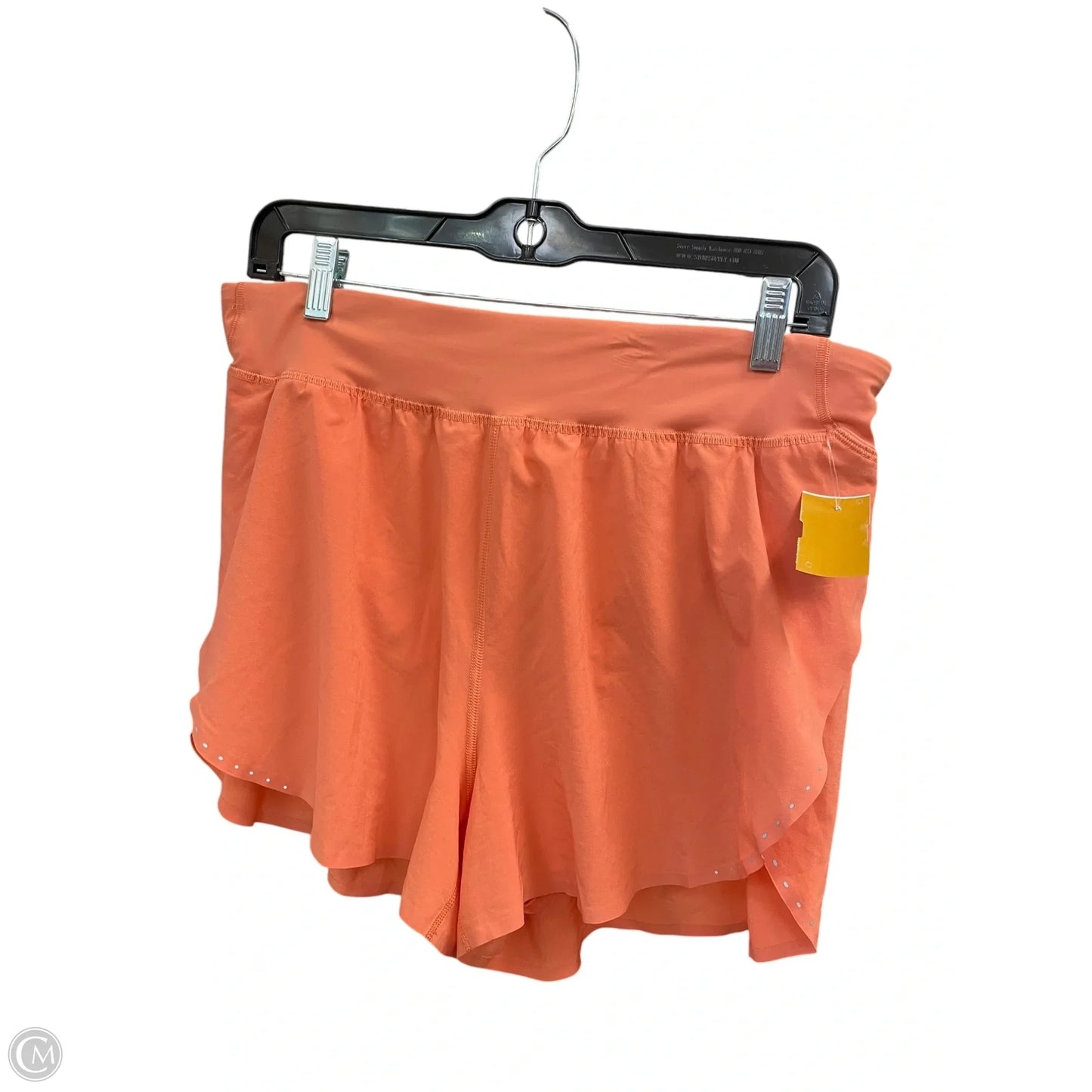 Athletic Shorts By Lululemon In Orange, Size: 10