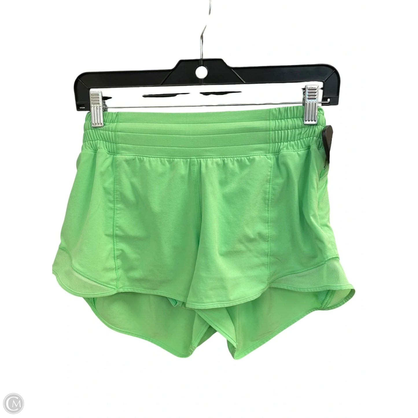 Athletic Shorts By Lululemon In Green, Size: 6