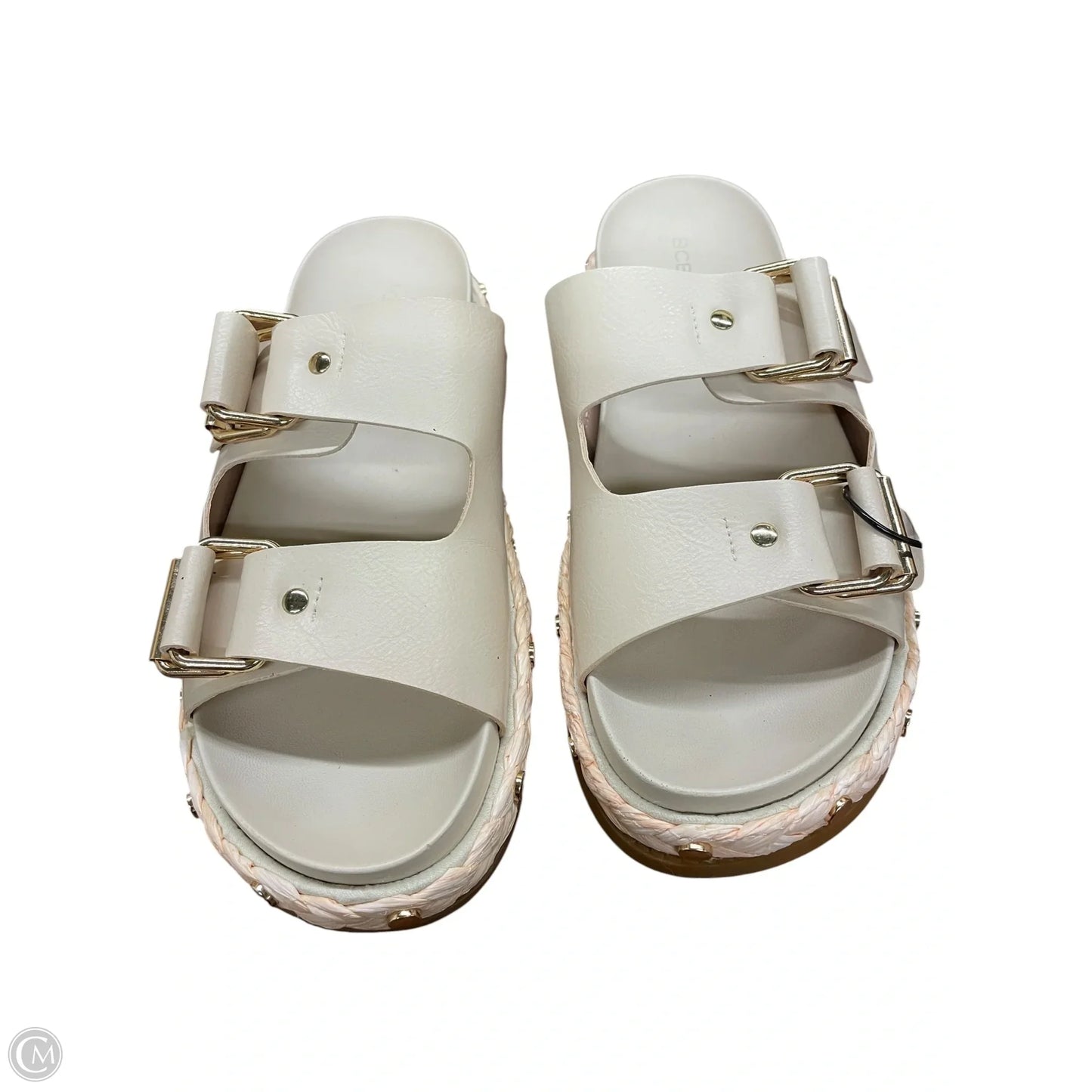 Sandals Flats By Bcbgeneration In Beige, Size: 8.5