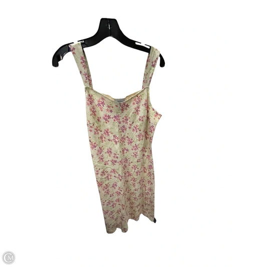 Dress Casual Midi By Loft In Beige, Size: M