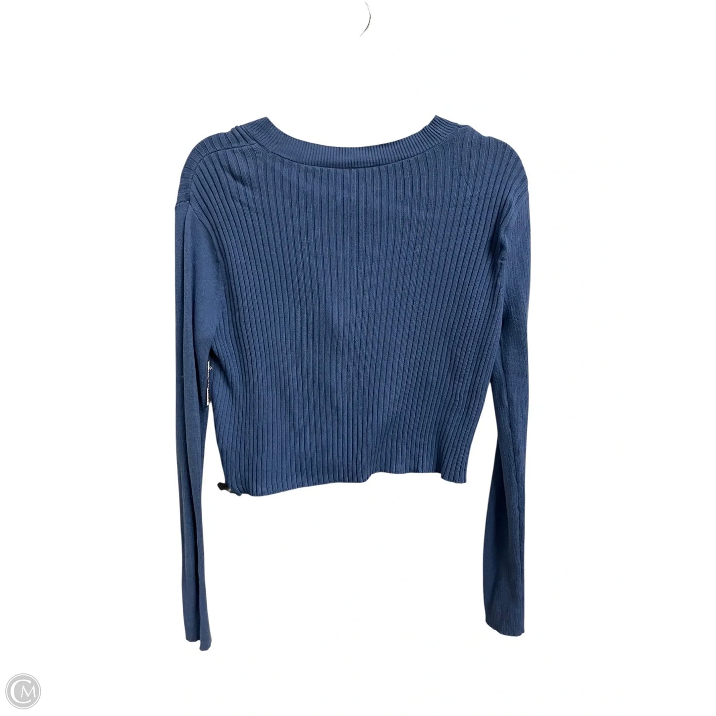 Top Long Sleeve By Cabi In Blue, Size: S