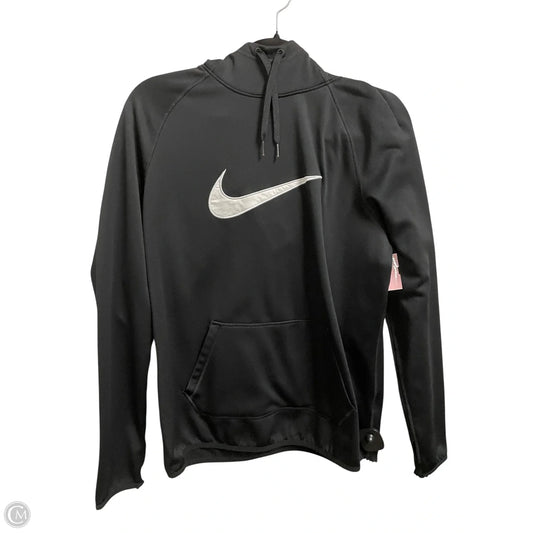 Athletic Sweatshirt Hoodie By Nike Apparel In Black, Size: L