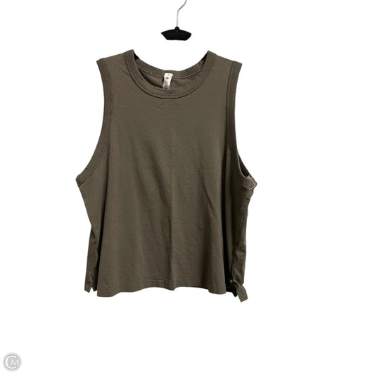 Athletic Tank Top By Lululemon In Brown, Size: 8