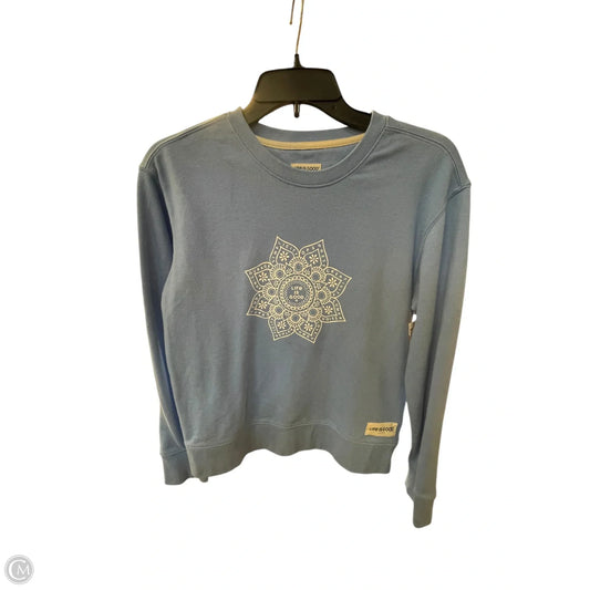 Sweatshirt Crewneck By Life Is Good In Blue, Size: Xs