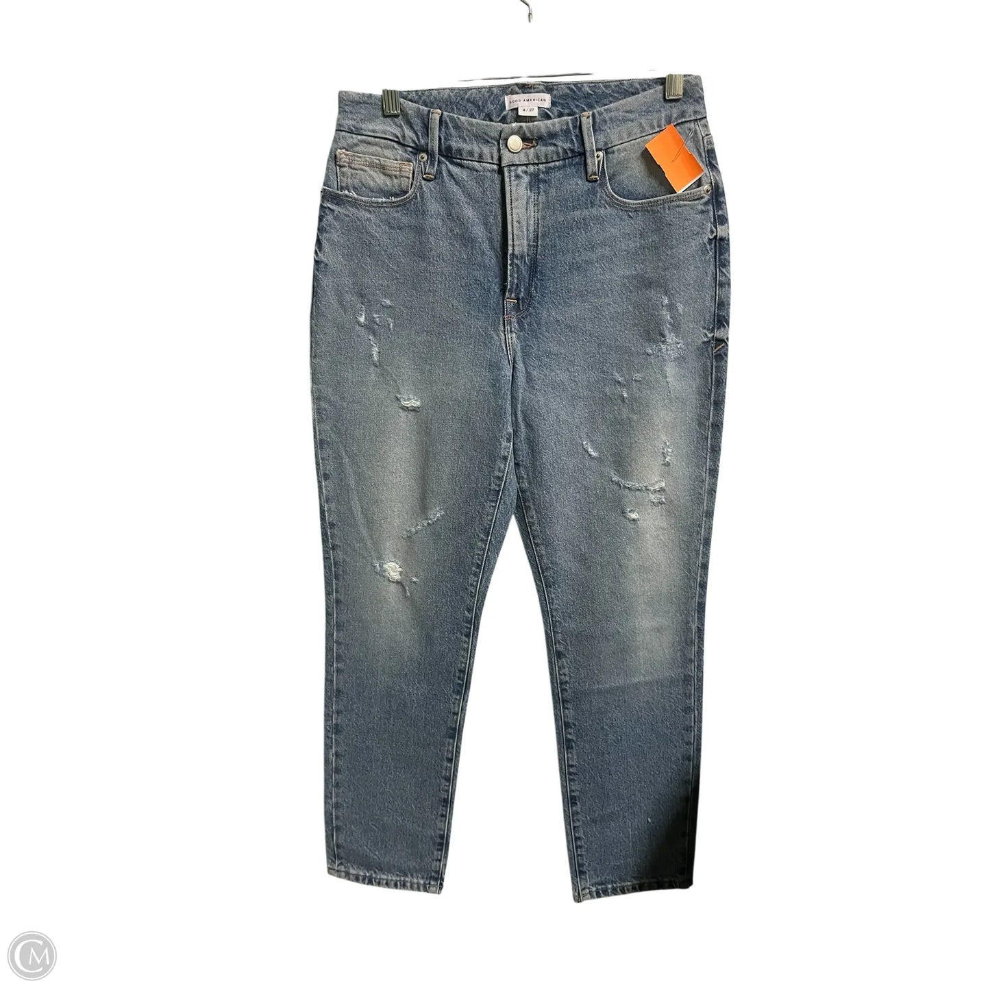 Jeans Boot Cut By Good American In Blue, Size: 4