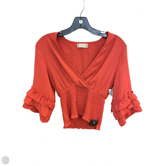 Top Long Sleeve By Altard State In Red, Size: S