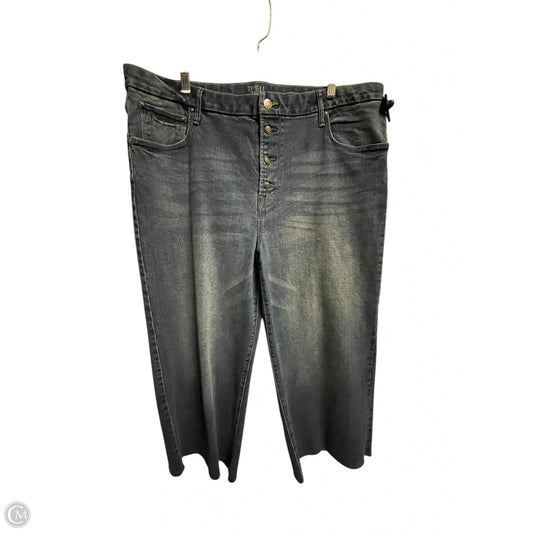 Jeans Straight By Time And Tru In Blue Denim, Size: 20